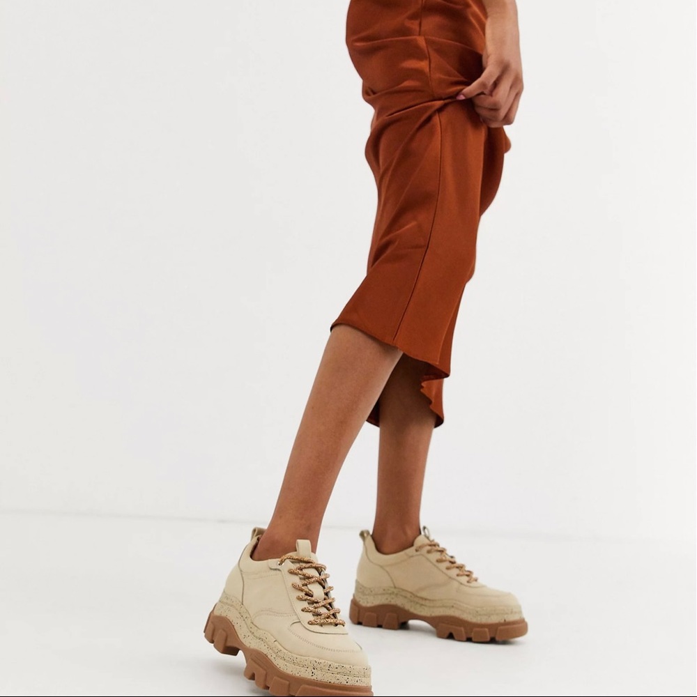 Brand New Chunky Brown/Tan Shoes